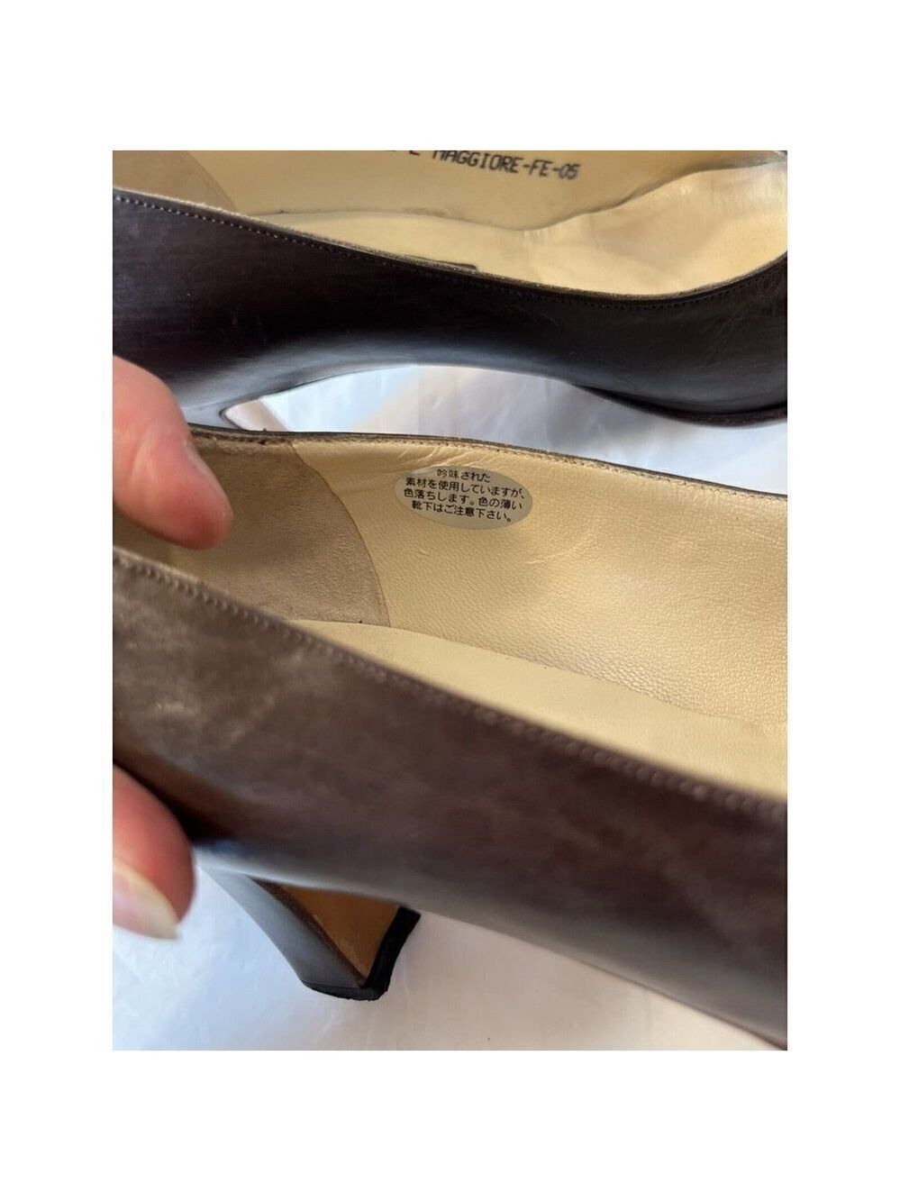 Bally Marggiore Leather pump brown Womens Size 5 - Picture 12 of 16